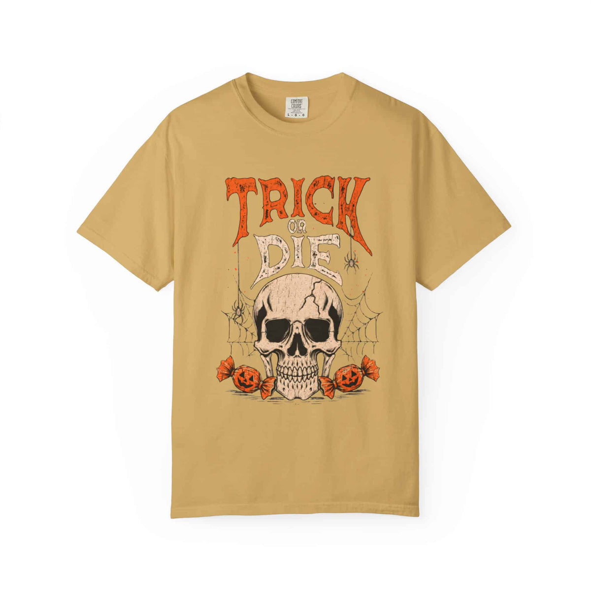 TRICK OR DIE Unisex Garment-Dyed T-shirt image