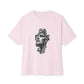 Crown of Faith 2 Unisex Oversized Boxy Tee - Soft Pink, L image