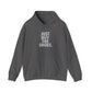 Graphic Print Hooded Sweatshirt - POD0033 - S, Charcoal image