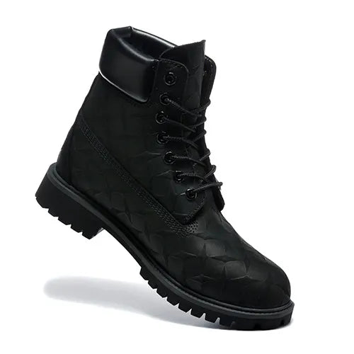 [PREMIUM] SUP x TBL 6-Inch Premium Waterproof Boot 'Embossed Diamond Plate - Black' Shoes Sneakers - nk0005504 image 5
