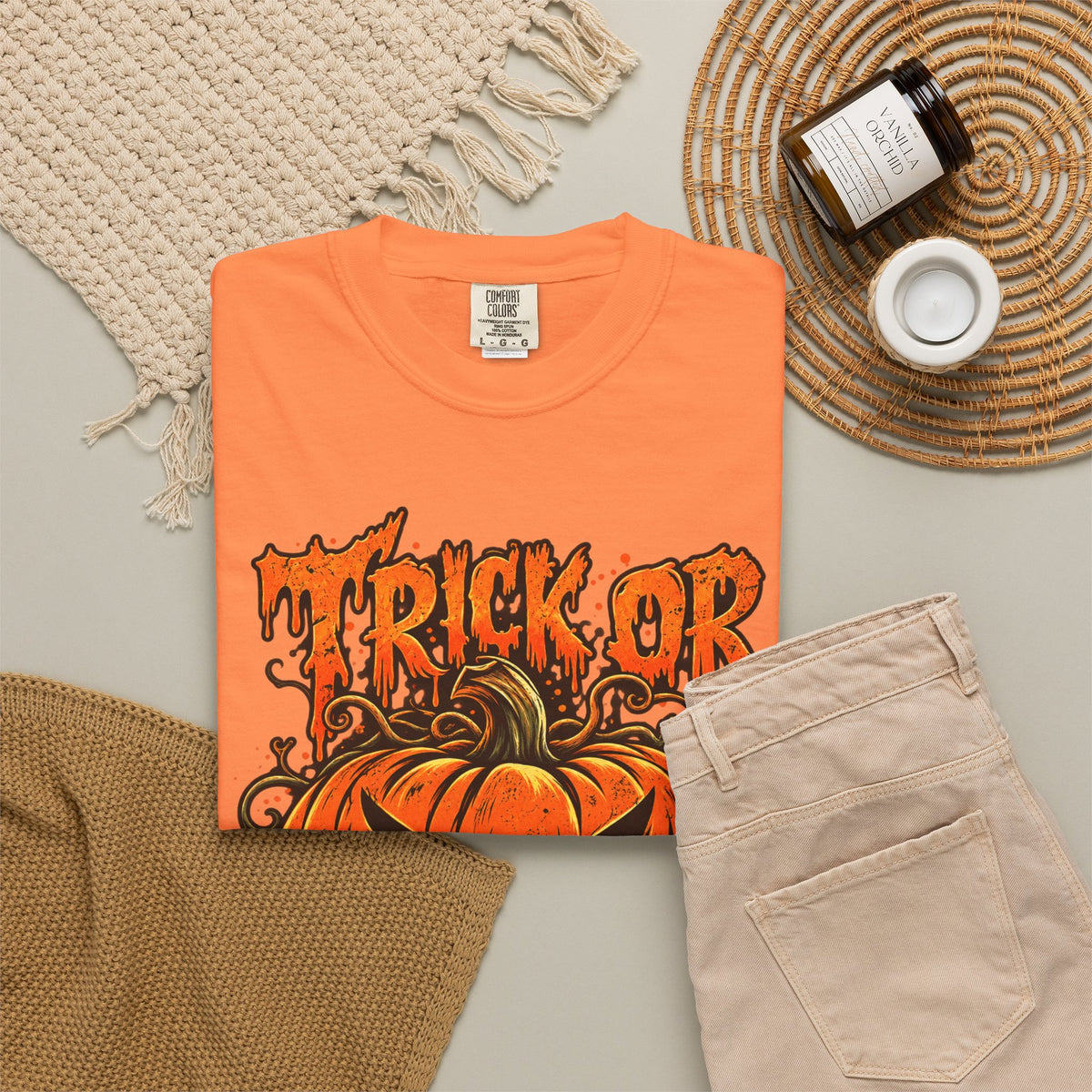 Trick or Treat Unisex Garment-Dyed T-shirt image 15