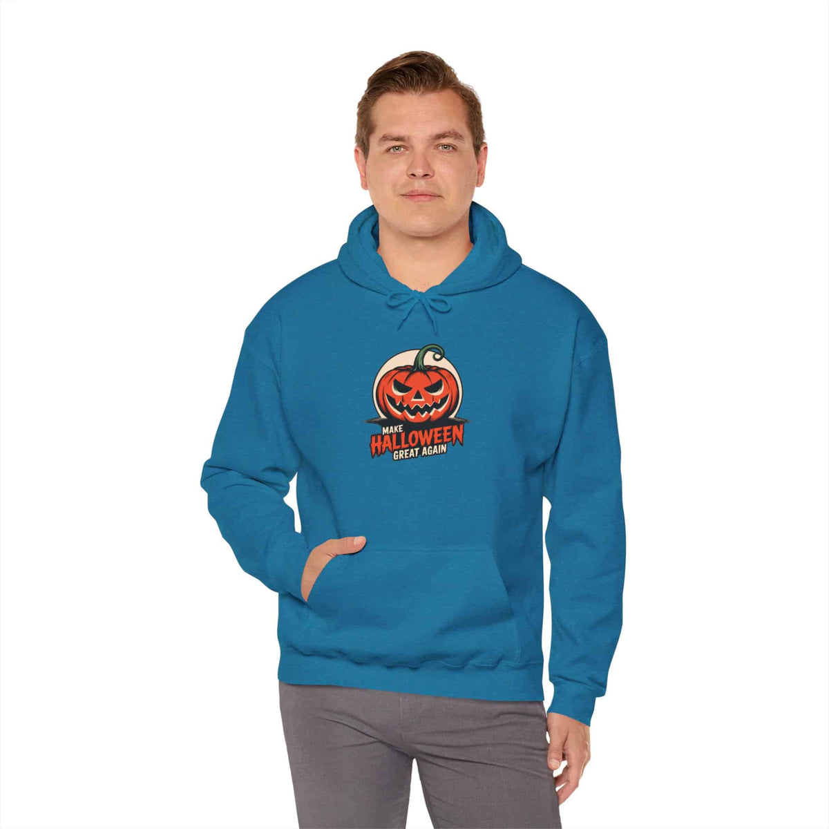 Make Halloween Great Again Hooded Sweatshirt image 18