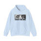Graphic Print Hooded Sweatshirt - POD0039 - L, Light Blue image