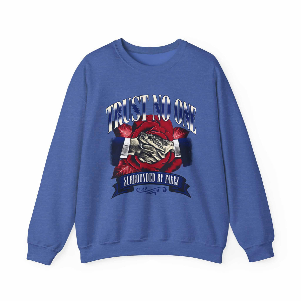 Graphic Print Crewneck Sweatshirt - POD0037 image 4