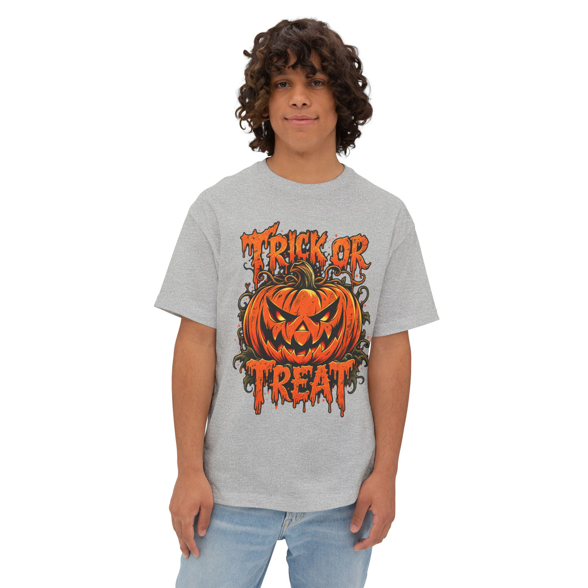 Trick or Treat Unisex Oversized Boxy Tee image 28