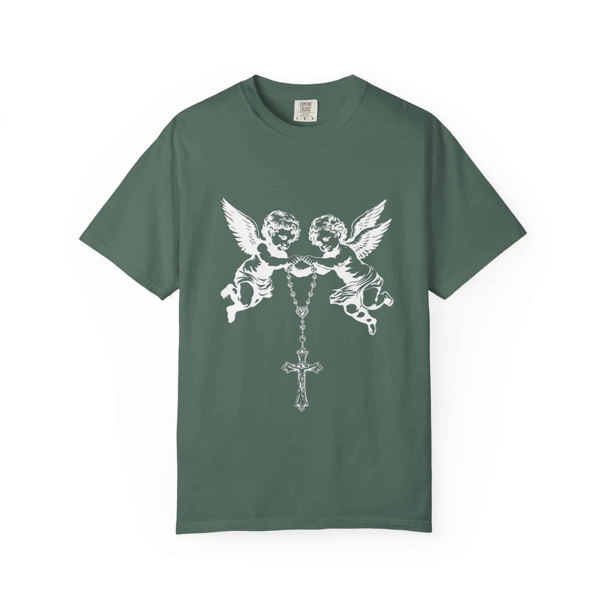 Heavenly Guardians Unisex Garment-Dyed T-shirt image