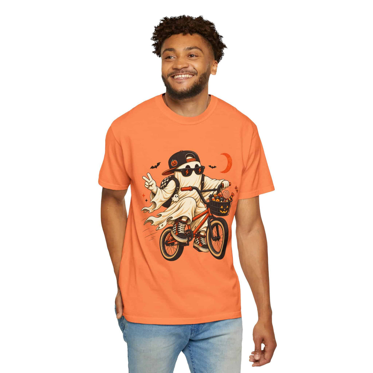 Gangster Mask Unisex Garment-Dyed T-shirt image 12