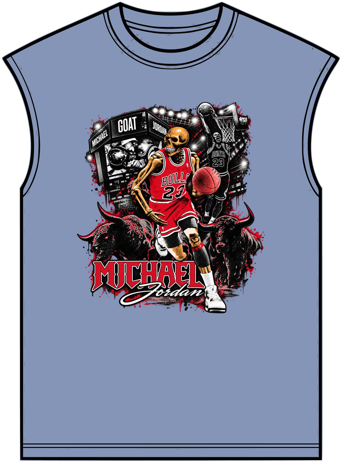 Chicago Legend 23 Unisex Garment-Dyed Muscle Tee image 12