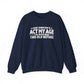 Graphic Print Crewneck Sweatshirt - POD0034 image