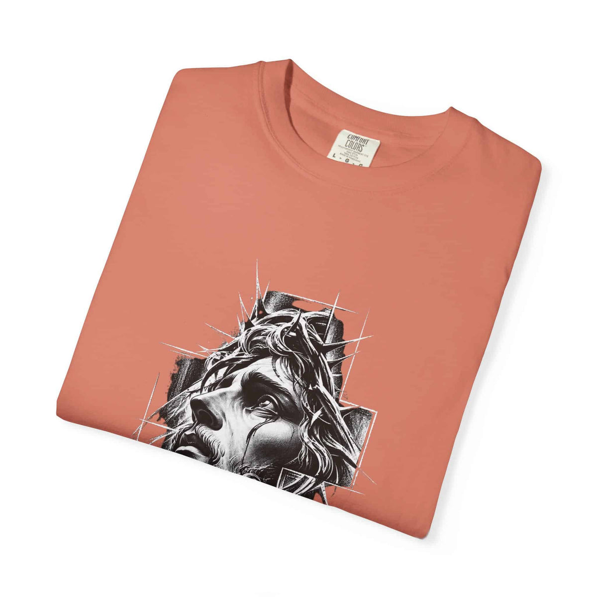 Crown of Faith 2 Unisex Garment-Dyed T-shirt image 110