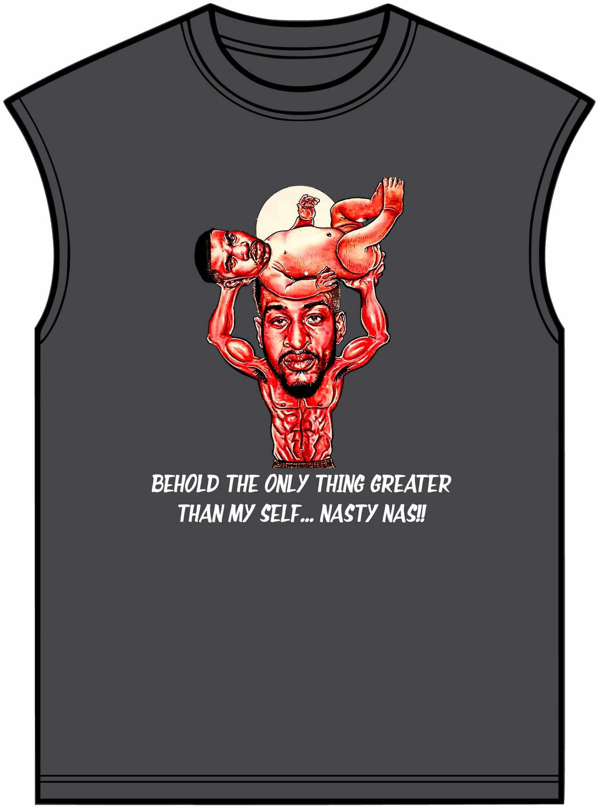 Nas The Last Word Unisex Garment-Dyed Muscle Tee image