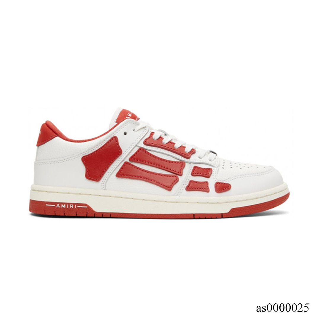 AMR Skel Top Low White Red Shoes Sneakers - as0000025 image