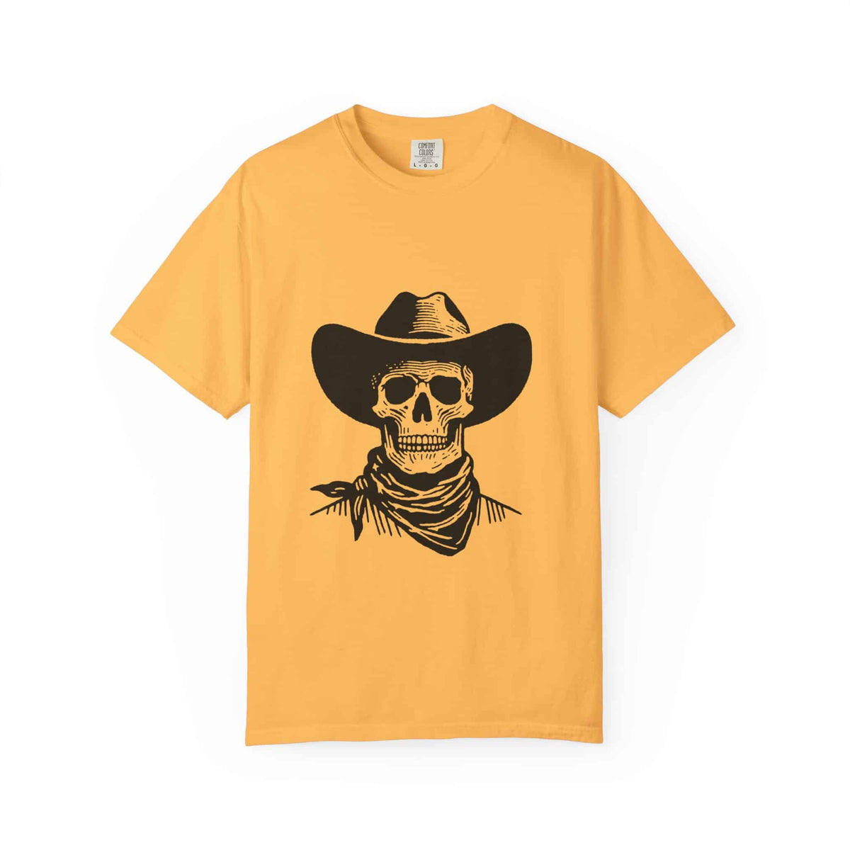 Outlaw Skull Unisex Garment-Dyed T-shirt image 28