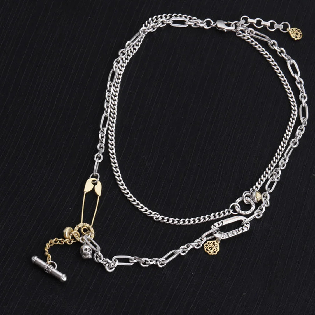 McQueen Safety Pin Necklace - MC0006 image 1