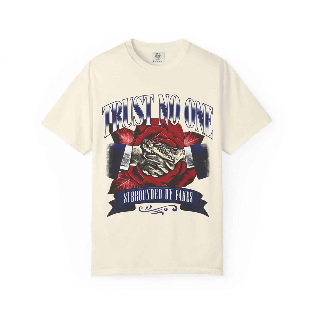 Graphic Print  Unisex Garment-Dyed T-shirt - POD0037 image