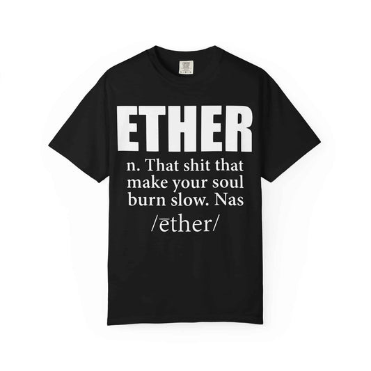 Ether Unisex Garment-Dyed T-shirt image 0