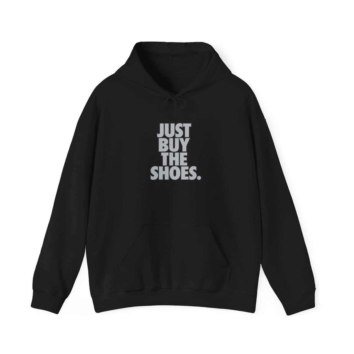 Graphic Print Hooded Sweatshirt - POD0033 - 5XL, Black image