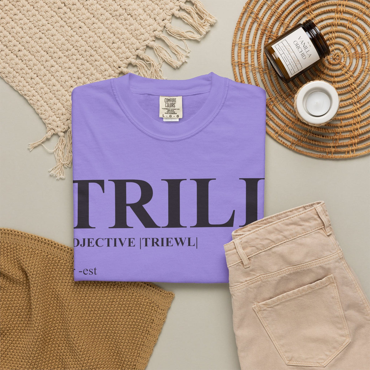 Trill Definition Unisex Garment-Dyed T-shirt image 47