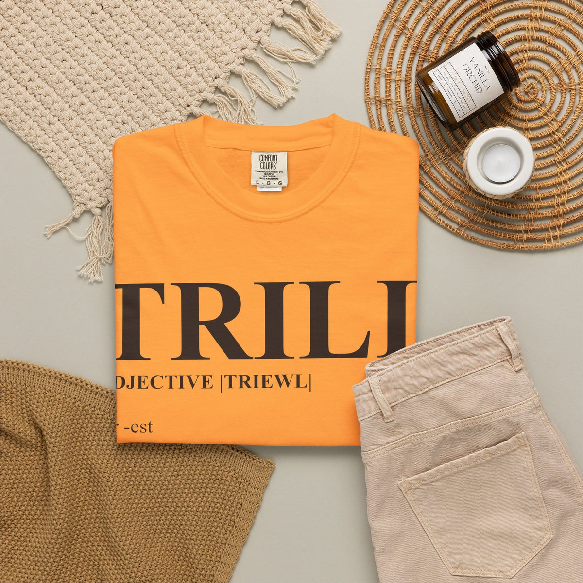 Trill Definition Unisex Garment-Dyed T-shirt image 35
