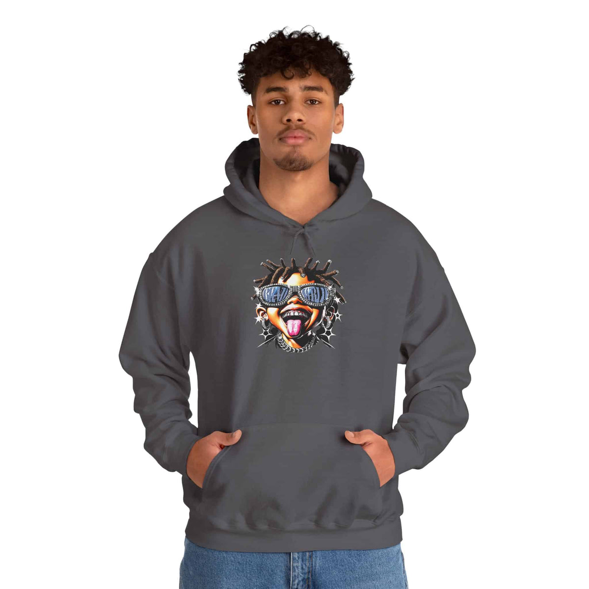 Diamond Drip Hooded Sweatshirt image 64