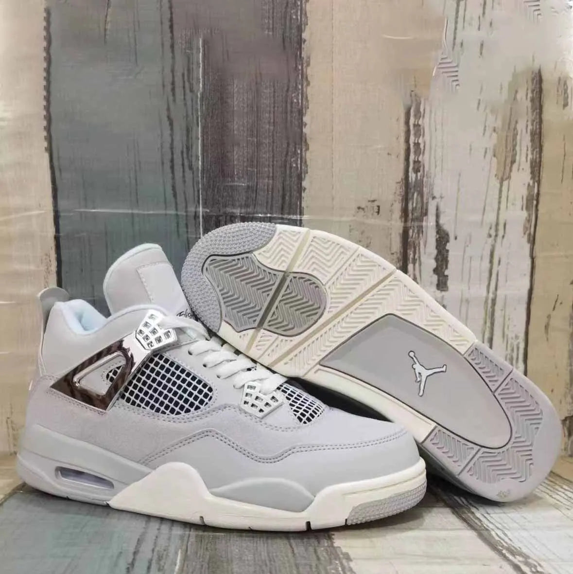 AJ 4 Frozen Moments Shoes Sneakers - nk0003092 image 9