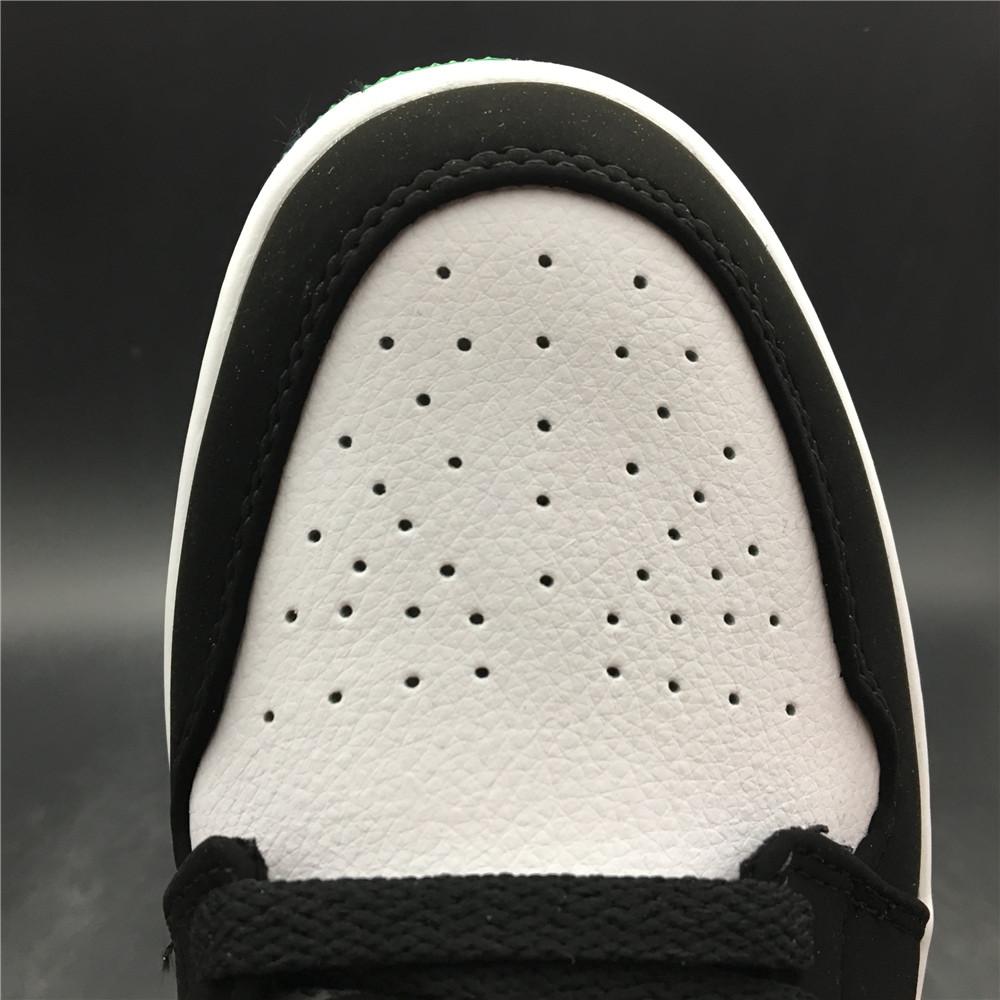 AJ 1 Low White Black Mystic Green Shoes Sneakers - nk0000303 image 17
