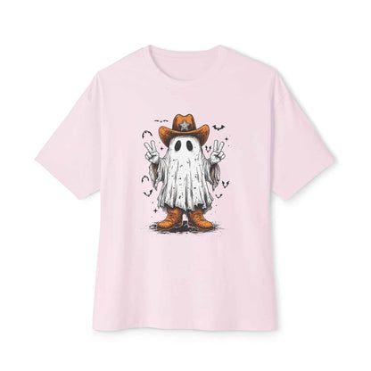Howdy Ghost Unisex Oversized Boxy Tee image 0