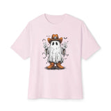 Howdy Ghost Unisex Oversized Boxy Tee image 0