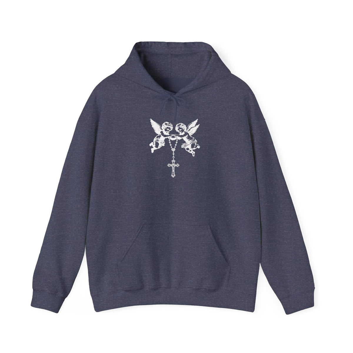 Heavenly Guardians Hooded Sweatshirt - S, Heather Sport Dark Navy image