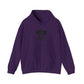 Outlaw Skull Hooded Sweatshirt - XL, Purple image