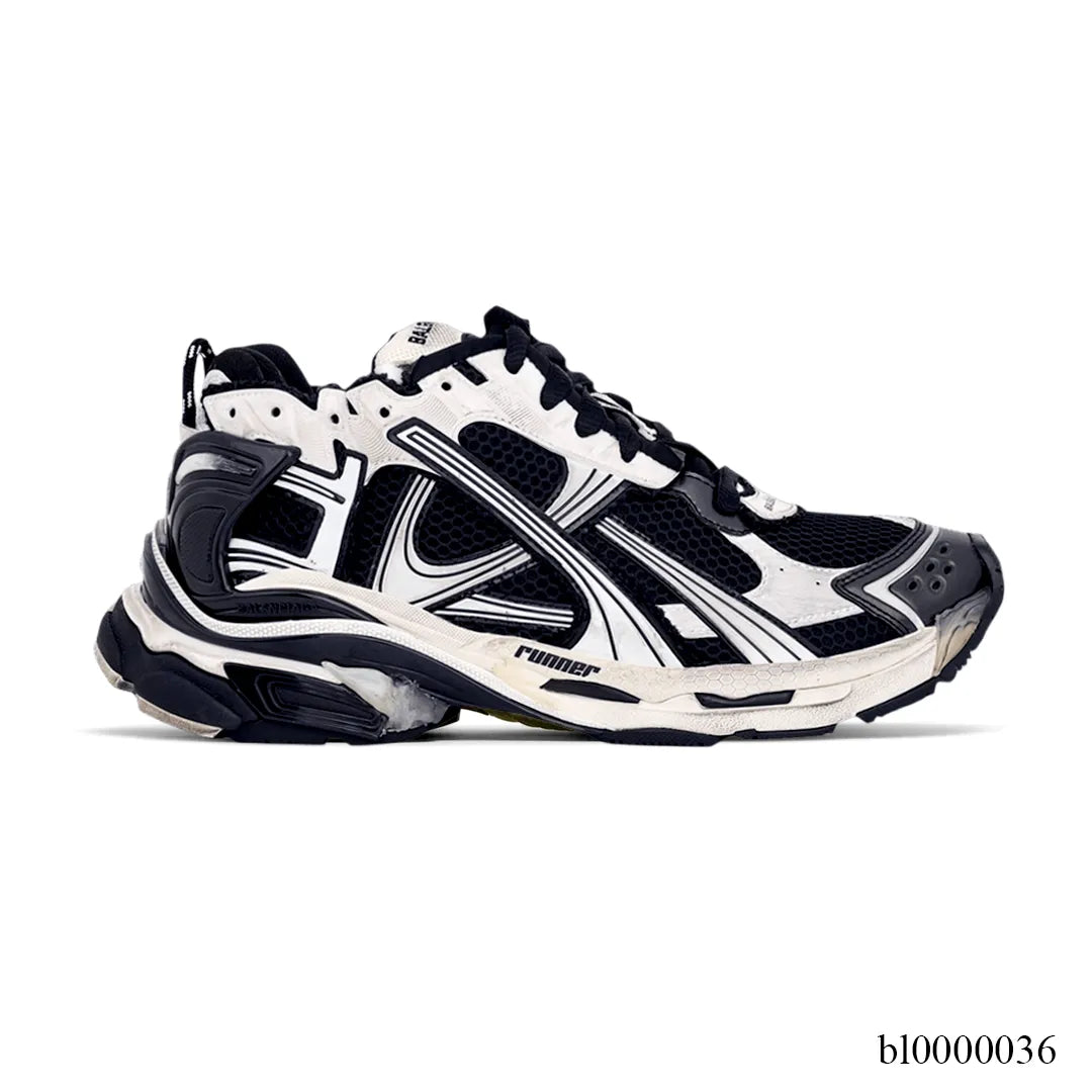BLCG Runner White Black Shoes Sneakers - bl0000036 image 1