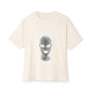 Gangster Mask Unisex Oversized Boxy Tee - Natural, L image