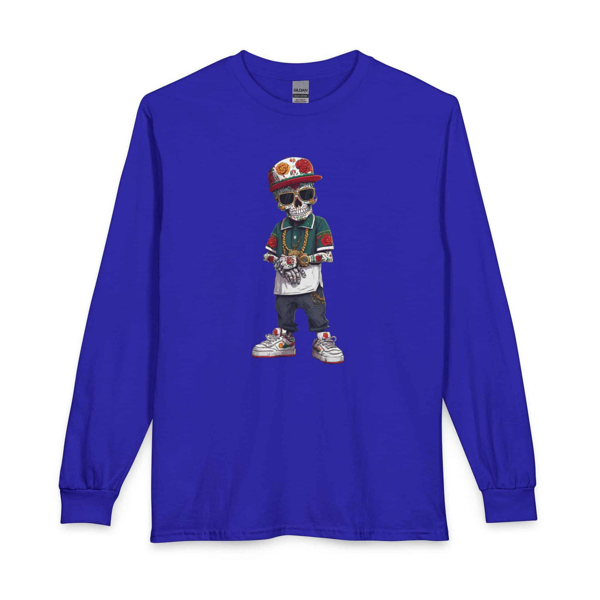Skull Luxury Long Sleeve T-Shirt image 12