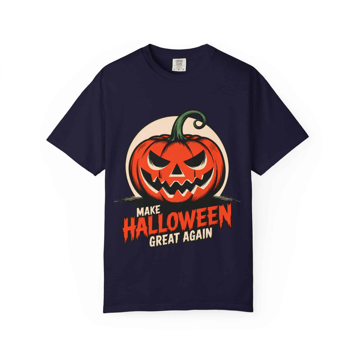 Make Halloween Great Again Unisex Garment-Dyed T-shirt image