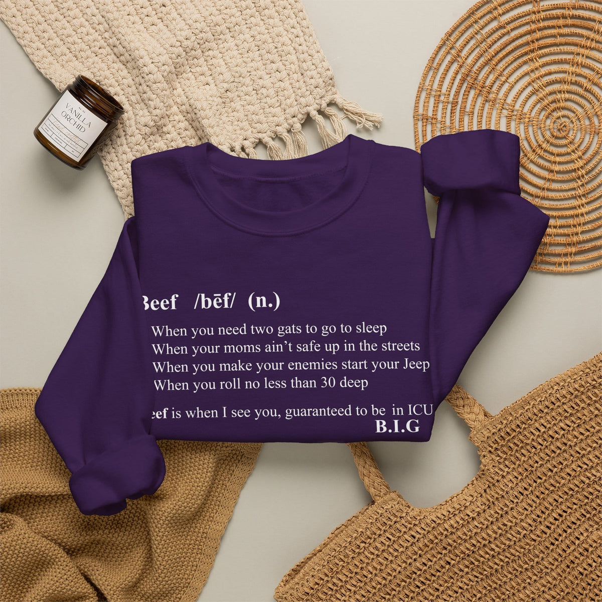 Beef Definition Crewneck Sweatshirt image 43