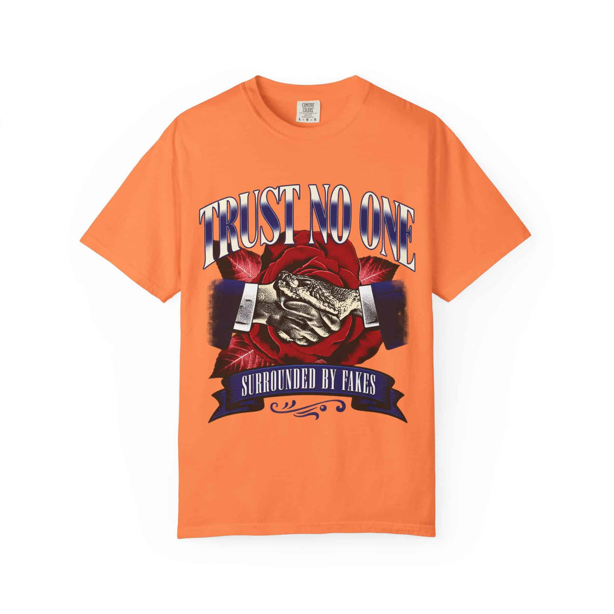 Graphic Print  Unisex Garment-Dyed T-shirt - POD0037 image