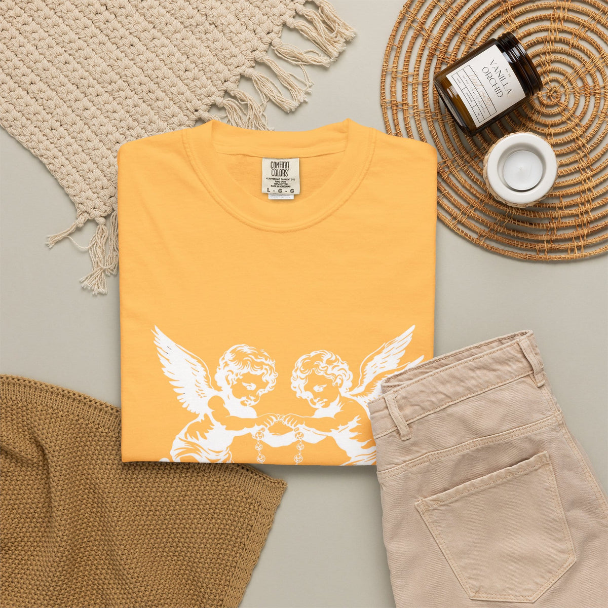 Heavenly Guardians Unisex Garment-Dyed T-shirt image 31