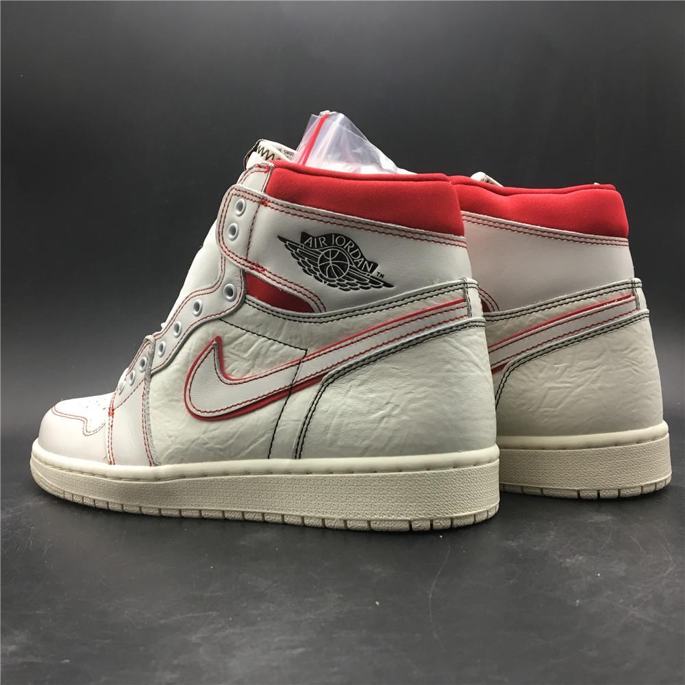 AJ 1 Retro High Phantom Gym Red Shoes Sneakers - nk0000301 image 7