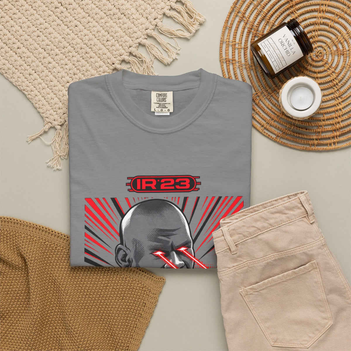 Graphic Print  Unisex Garment-Dyed T-shirt - POD0033 image 43