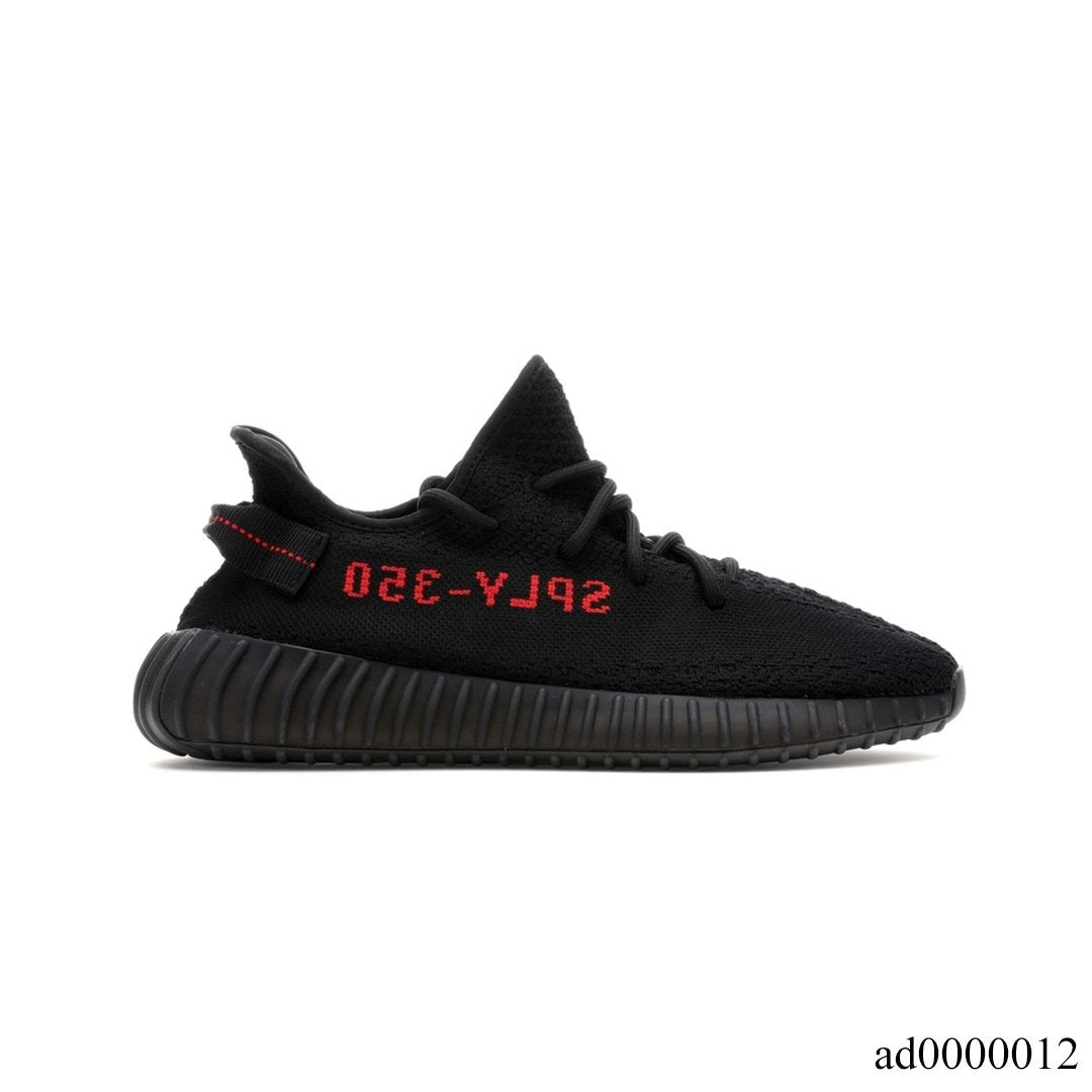 YzY Boost 350 V2 Black Red Shoes Sneakers - ad0000012 image