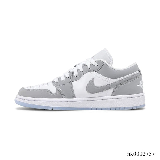 AJ 1 Low White Wolf Grey Shoes Sneakers - nk0002757 image 1