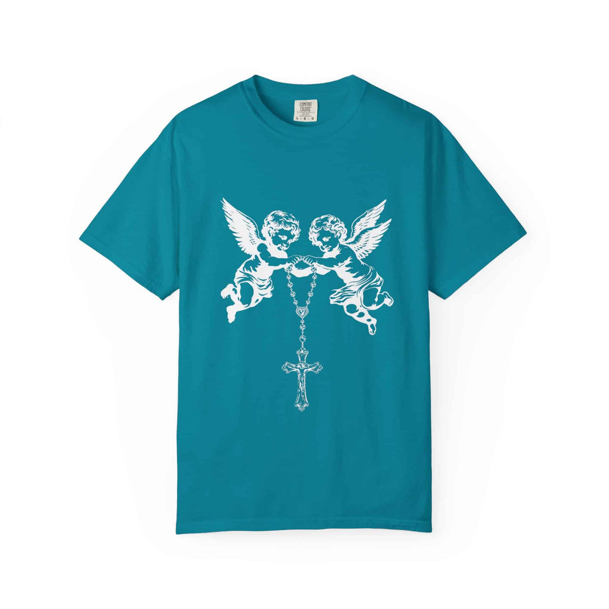 Heavenly Guardians Unisex Garment-Dyed T-shirt image