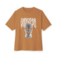 Gangster Mask Unisex Oversized Boxy Tee - Toast, 3XL image