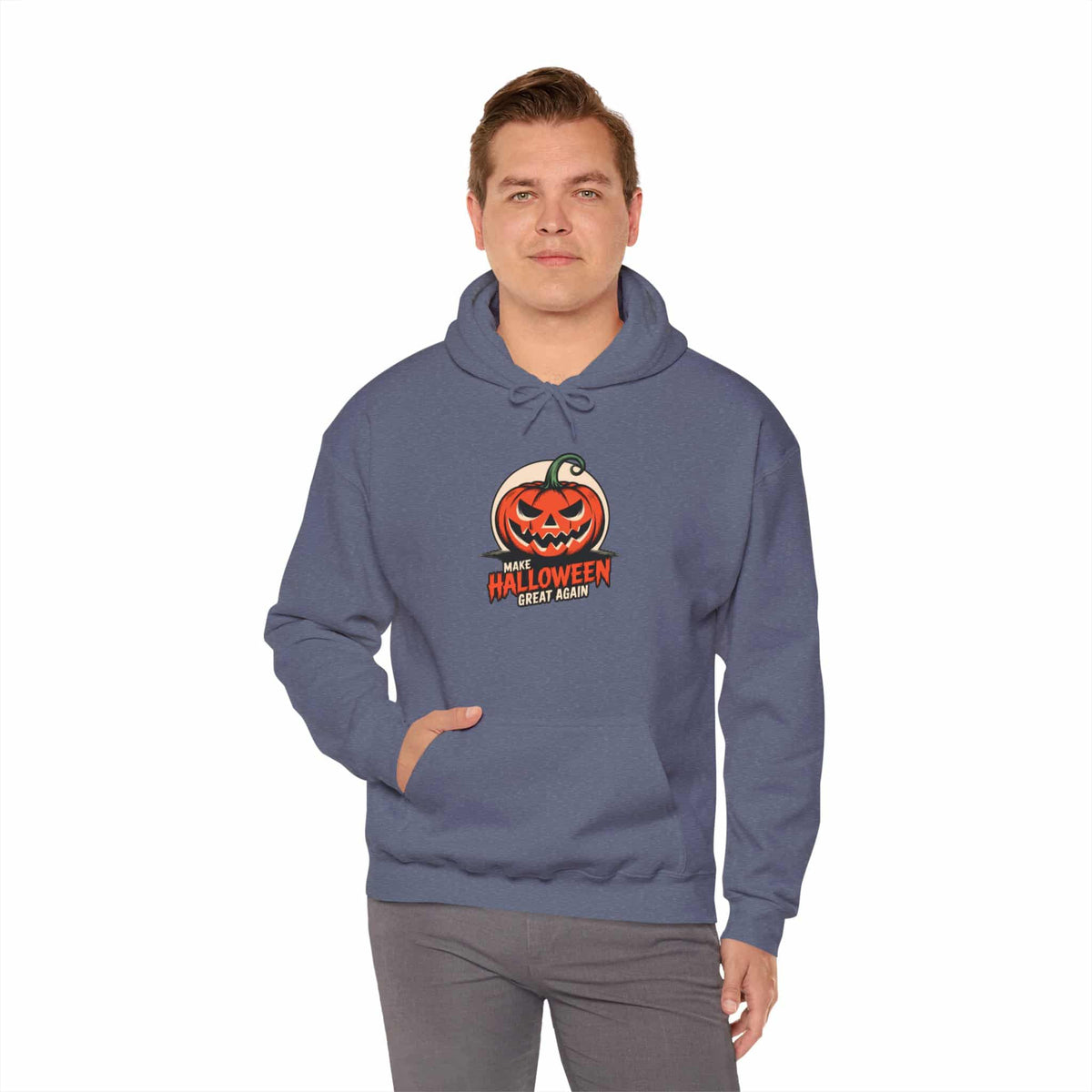 Make Halloween Great Again Hooded Sweatshirt image 82