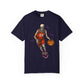 Halloween Basketball Unisex Garment-Dyed T-shirt image
