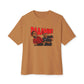 Graphic Print Unisex Oversized Boxy Tee – POD0035 - Toast, 3XL image