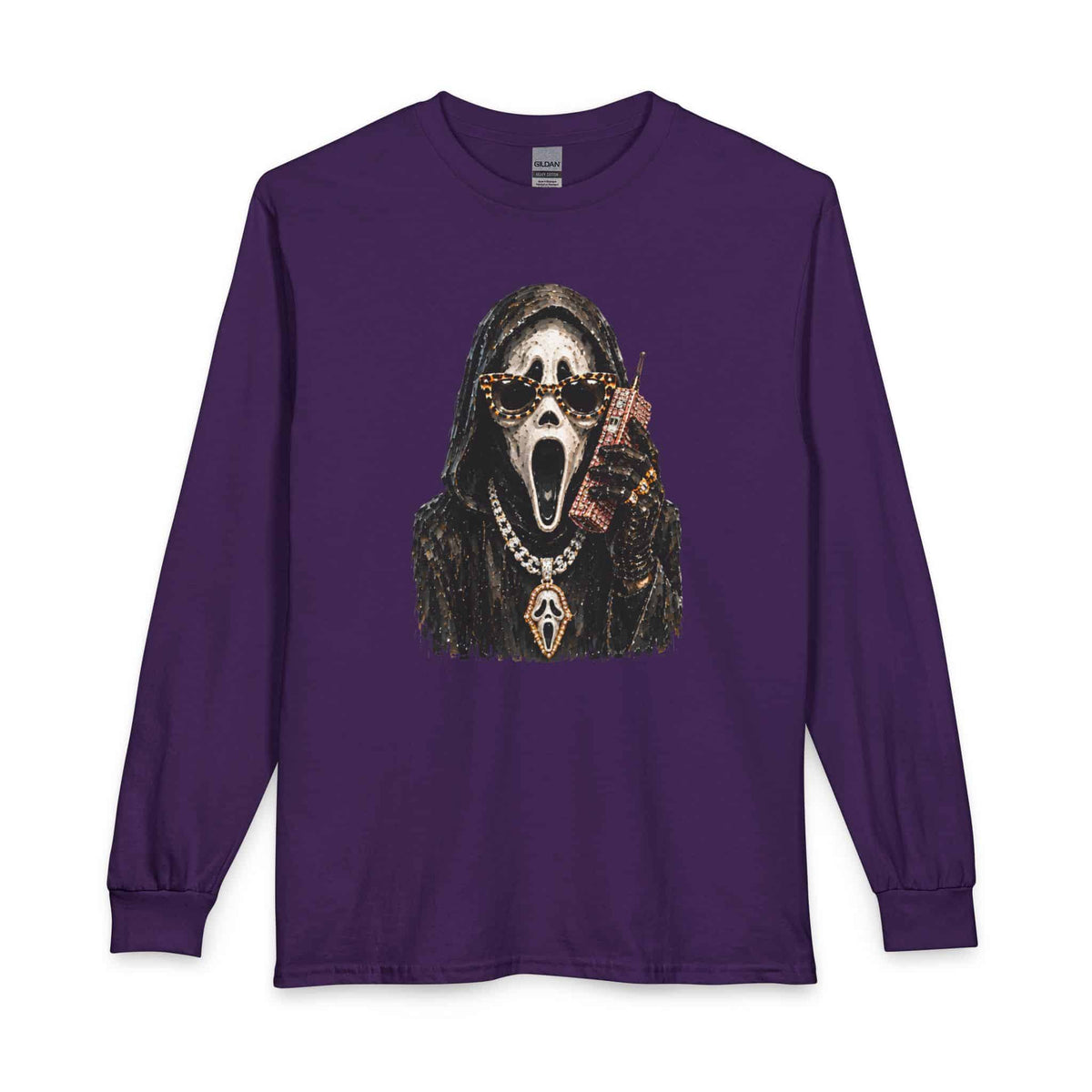 Halloween Ghostface Long Sleeve T-Shirt image 24