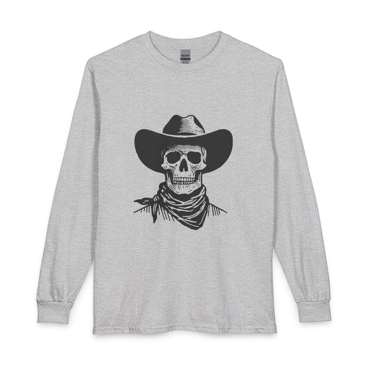 Outlaw Skull Long Sleeve T-Shirt image 24