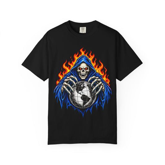 World on Fire Unisex Garment-Dyed T-shirt