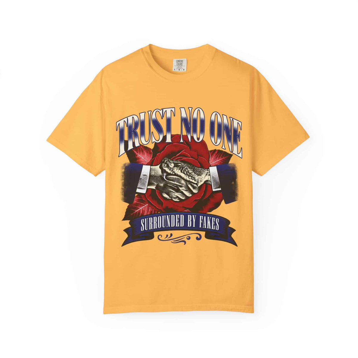 Graphic Print  Unisex Garment-Dyed T-shirt - POD0037 image